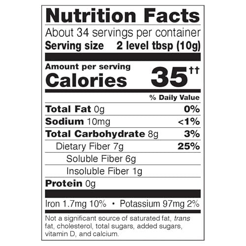 NOW Foods Bio Flohsamenschalen, ganz, zertifiziert biologisch, nicht gentechnisch verändert, lösliche Ballaststoffe, 340 g (12 Unzen)