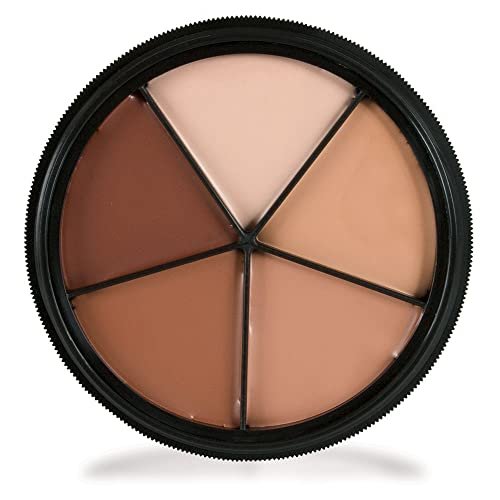 Mehron Makeup Tattoo Cover ProColoRing | 5-Farben Pro Color Ring | Hergestellt in den USA | Tattoo-Abdeck-Make-up | Concealer