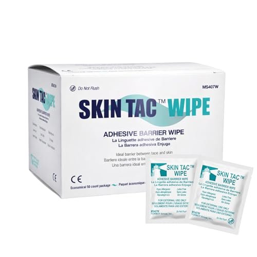 Skin-Tac™ Haftvermittler-Tücher 50 Stück – zuverlässiger Schutz für Haut und Prothesen