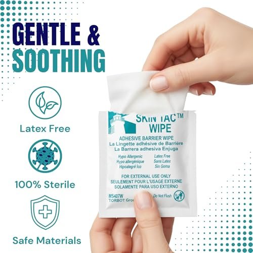 Skin-Tac™ Haftvermittler-Tücher 50 Stück – zuverlässiger Schutz für Haut und Prothesen