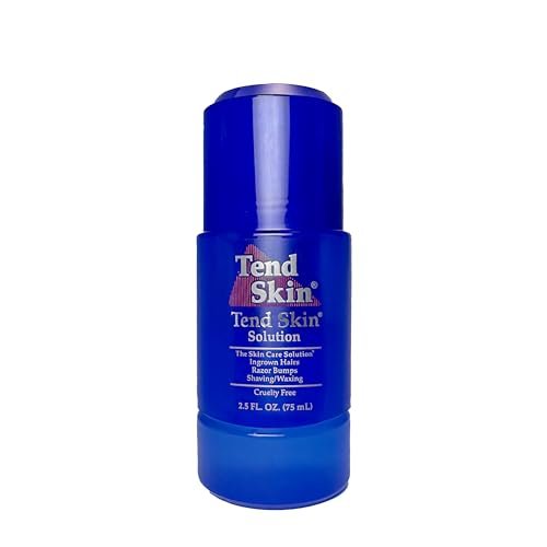 Tend Skin Rasierpickel-Lösung Nachfüllbarer Roll-On für Rasurbumps, eingewachsene Haare und Rasurbrand, Toner nach der Rasur und Enthaarung für Männer und Frauen, 2,5 Oz
