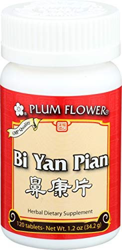 Plum Flower Bi Yan Pian Tb Kräutertee, 120 Tabletten – Traditionelle chinesische Kräutermischung