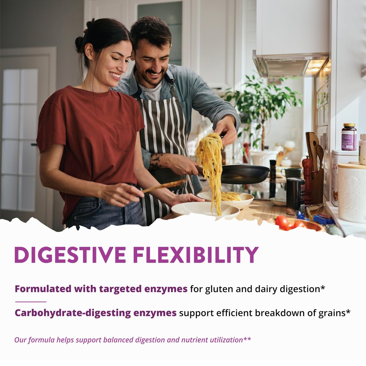 MRM Nutrition Gluten-Aid – Verdauungsenzyme für gesunde Gluten- und Milchverdauung, Darmgesundheit für Frauen und Männer, hilft bei gelegentlichen Verdauungsbeschwerden, glutenfrei – 60 Portionen