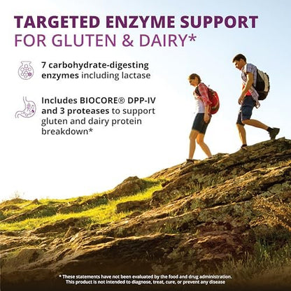 MRM Nutrition Gluten-Aid – Verdauungsenzyme für gesunde Gluten- und Milchverdauung, Darmgesundheit für Frauen und Männer, hilft bei gelegentlichen Verdauungsbeschwerden, glutenfrei – 60 Portionen