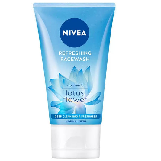 NIVEA Erfrischendes Gesichtswaschgel | Normale Haut mit Vitamin E | 150 ml