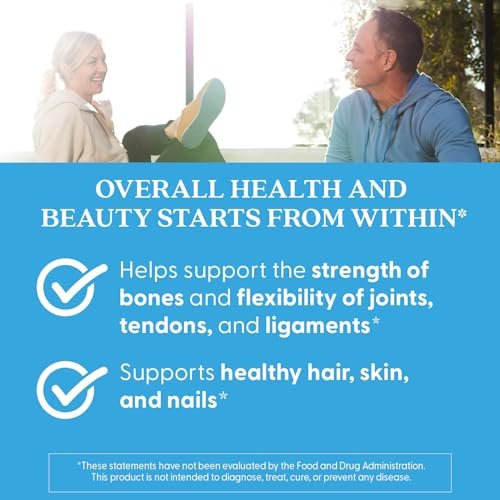 Doctor's Best Reines Kollagen Typ 1 & 3 – Fördert gesunde Haut, Haare & Nägel, unterstützt Knochen & Gelenke, 7,1 Unzen (1er-Pack)