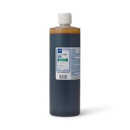 Medline Povidon-Iod-Lösung, 500 ml – 10% Povidon-Iod, 1% verfügbares Iod – Chirurgisches & Erste-Hilfe-Antiseptikum