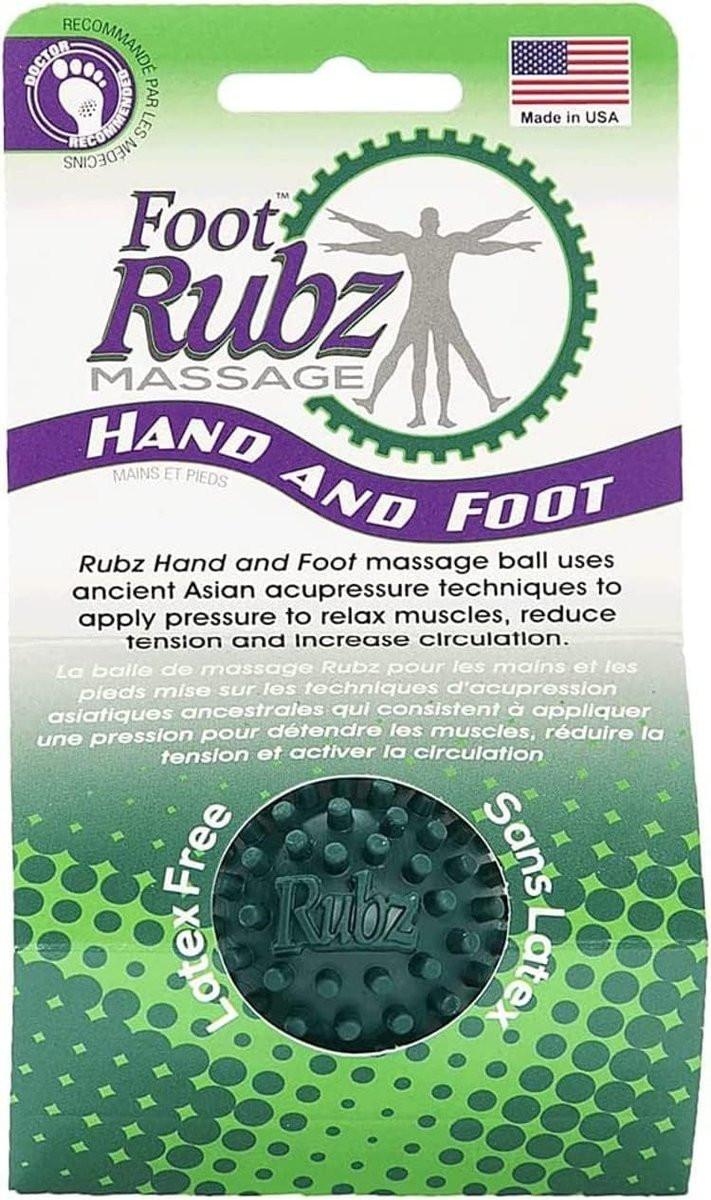 Due North Industrial Rubz Fuß-, Hand- & Rücken-Massageball – Linderung bei Plantarfasziitis, Grün