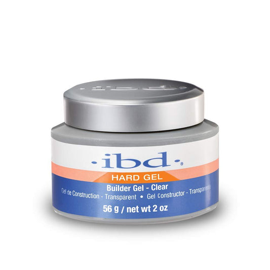 IBD Hard Builder Gel Nägel Klar – UV/LED Gel für Nagelverlängerung und Modellage, starke langanhaltende Nagelverstärkung für Frauen, 56,7 g