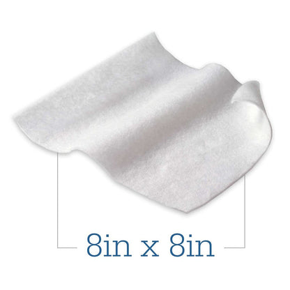Essential Comfort Badetücher Reinigungstücher – 1 Packung, 8 Tücher – Sanfte, wasserfreie Bade-Wipes, ultraweich und dick, leichter Duft