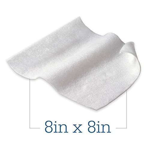 Essential Comfort Badetücher Reinigungstücher – 1 Packung, 8 Tücher – Sanfte, wasserfreie Bade-Wipes, ultraweich und dick, leichter Duft