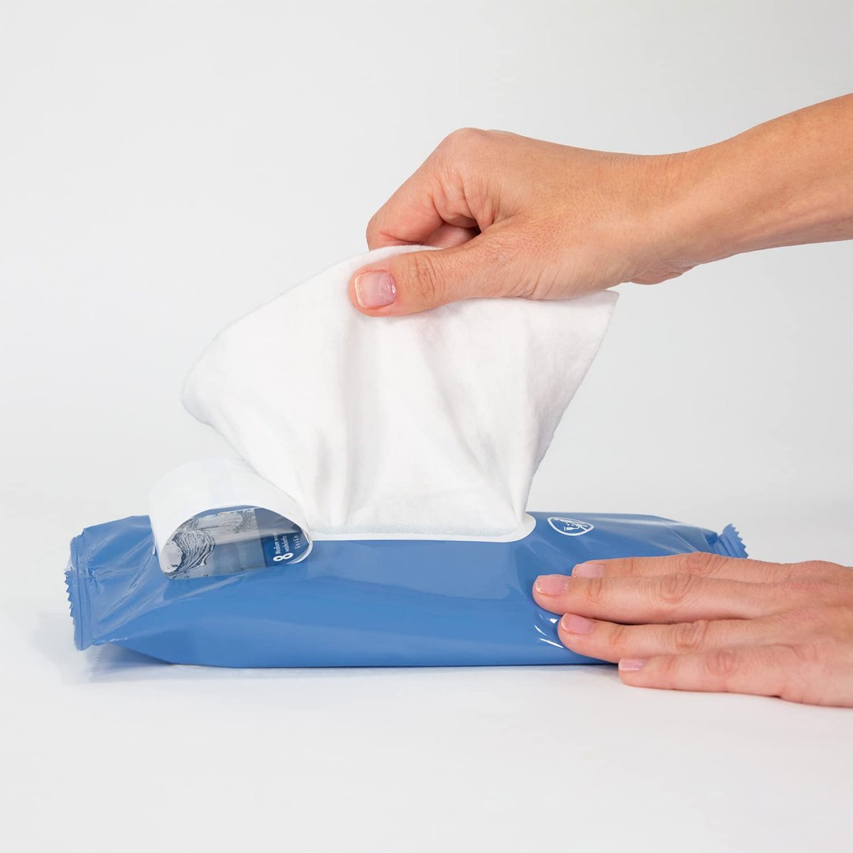 Essential Comfort Badetücher Reinigungstücher – 1 Packung, 8 Tücher – Sanfte, wasserfreie Bade-Wipes, ultraweich und dick, leichter Duft