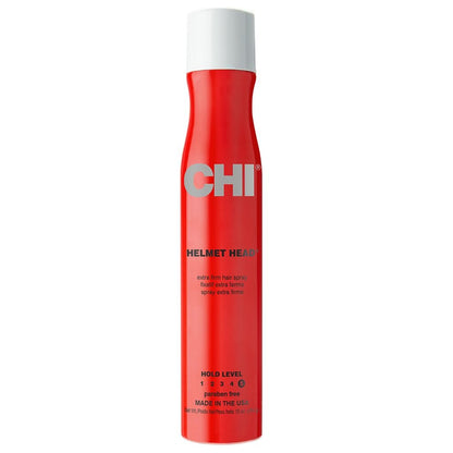 CHI Helmet Head Extra Firm Haarspray – Professioneller extrastarker Halt für voluminöses, feuchtigkeitsbeständiges Haar – 283 g