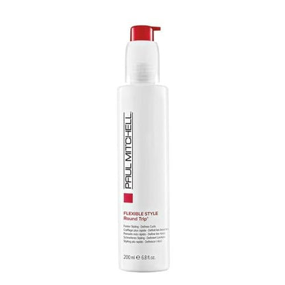 Paul Mitchell Round Trip Locken-Serum – Reduziert Trocknungszeit für schnelleres Styling, für welliges + lockiges Haar, 200 ml