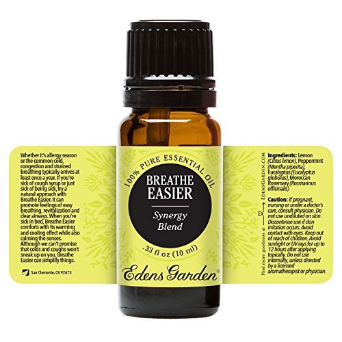 Edens Garden Breathe Easier Synergie-Mischung – 100% reine ätherische Öle, 10 ml