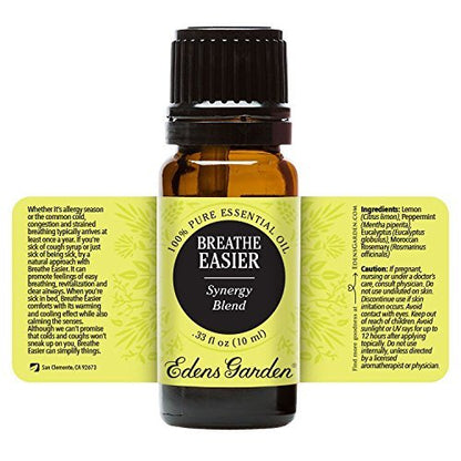 Edens Garden Breathe Easier Synergie-Mischung – 100% reine ätherische Öle, 10 ml