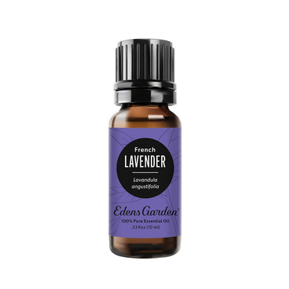 Edens Garden Französisches Lavendel Bio-Öl – 100 % reines, unverdünntes therapeutisches Aromaöl für Diffuser, Gesicht, Wäsche, kindersicher – 10 ml