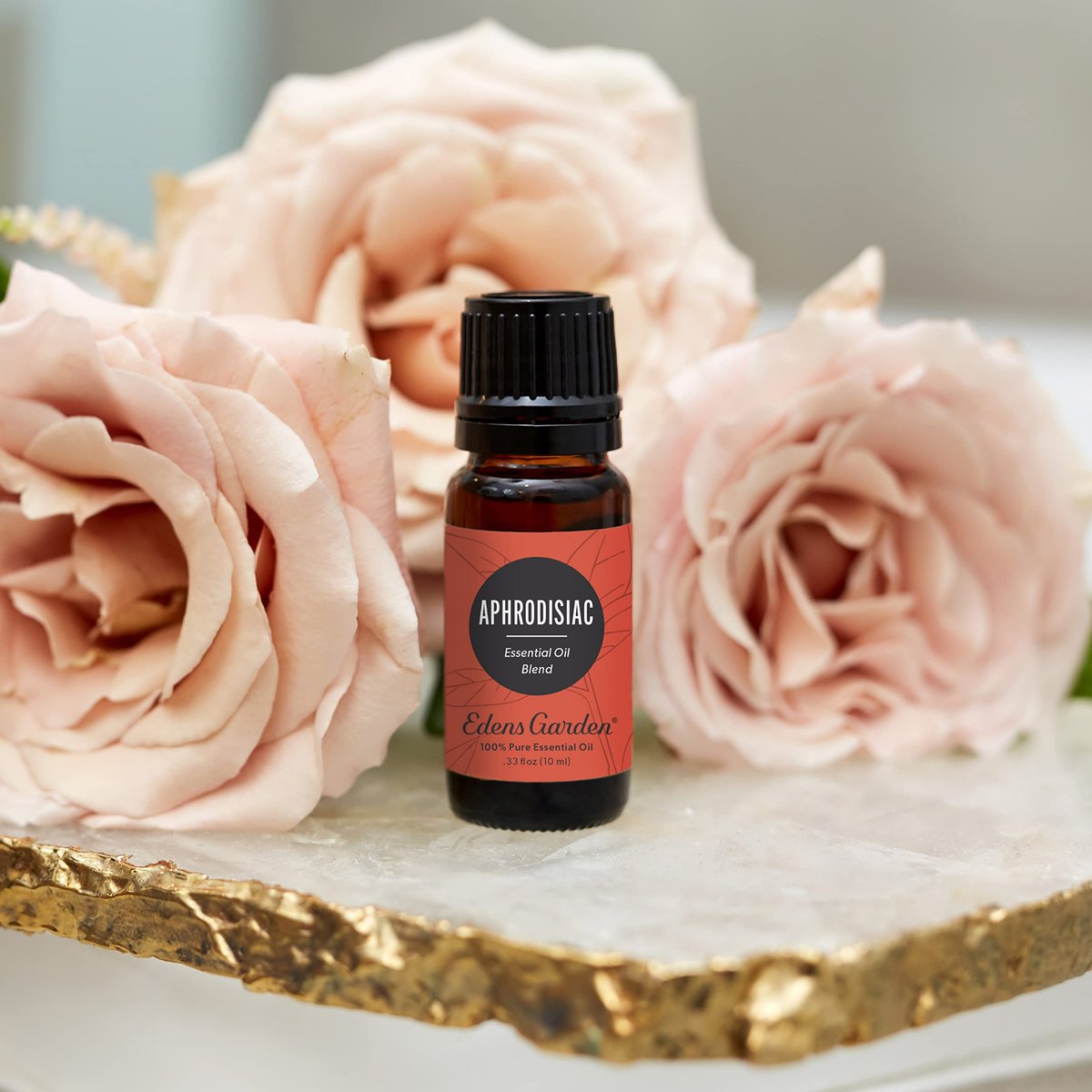 Edens Garden Aphrodisiac Ätherisches Öl Blend – 100% reines Premiumöl, unverdünnt, natürlich, therapeutisch, ideal für Diffuser, Haut, Kerzen, Haare 10 ml (0,33 fl oz)