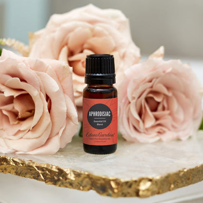 Edens Garden Aphrodisiac Ätherisches Öl Blend – 100% reines Premiumöl, unverdünnt, natürlich, therapeutisch, ideal für Diffuser, Haut, Kerzen, Haare 10 ml (0,33 fl oz)