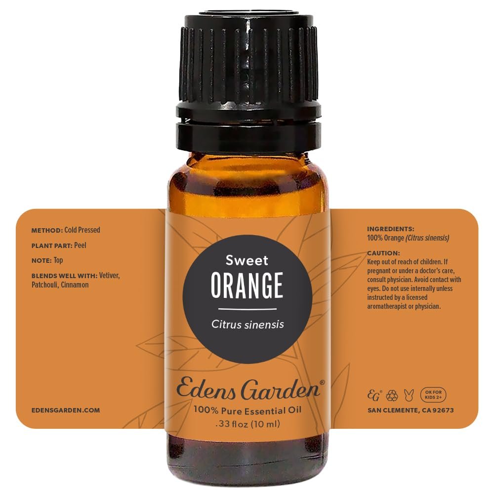 Edens Garden Süßes Orangenöl – 100 % reines, unverdünntes, natürliches therapeutisches Aromaöl – 10 ml