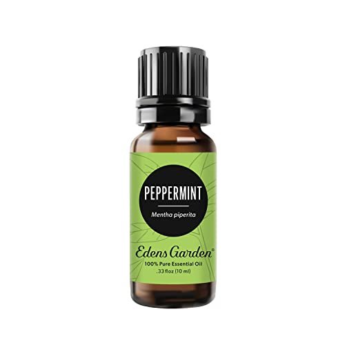 Edens Garden Pfefferminz Ätherisches Öl – 100 % reine Premium-Qualität, unverdünnt, natürlich, therapeutisch, Aromatherapie, ideal für Diffuser, Kerzen, Wäsche, Haare 10 ml (0,33 fl oz)