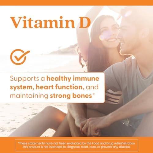 Doctor's Best Vitamin D3 5000 IE – 180 Kapseln, Non-GMO, glutenfrei & sojafrei, unterstützt Immunsystem & Knochengesundheit