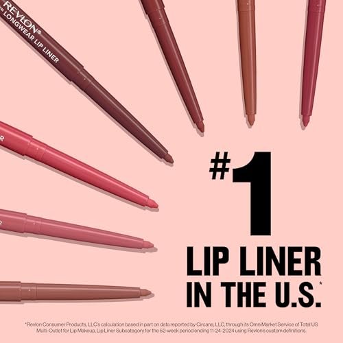 Revlon Colorstay Lipliner mit integriertem Anspitzer – Langanhaltende, satte Farben, sanftes Auftragen, 675 Red, 0,01 oz