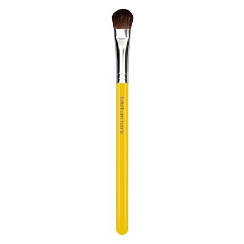 Bdellium Tools Professional Make-up Pinsel - Studio Serie 778 Großer Lidschattenpinsel - Mischung aus weichen synthetischen und natürlichen Fasern, zum Auftragen von Lidschatten (Gelb, 1 Stück)