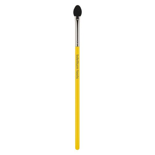 Bdellium Tools Professioneller Make-up-Pinsel – Studio-Serie 740 Schwamm-Applikator – Mit weichem Rubycell-Schaum für makelloses Auftragen von Puder (Gelb, 1 Stück)