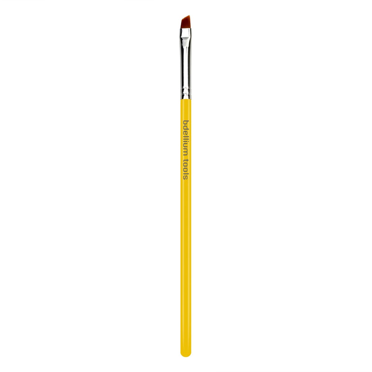 Bdellium Tools Professional Makeup Pinsel – Studio Serie 762 Kleiner Winkel – Mit weichen Synthetikfasern, zum Formen & Füllen der Augenbrauen (Gelb, 1 Stück)