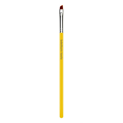 Bdellium Tools Professional Makeup Pinsel – Studio Serie 762 Kleiner Winkel – Mit weichen Synthetikfasern, zum Formen & Füllen der Augenbrauen (Gelb, 1 Stück)