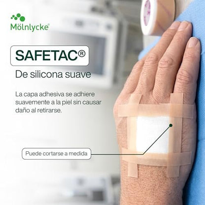 Mepitac 298300 Weiches Silikonband, 2 cm x 3 m