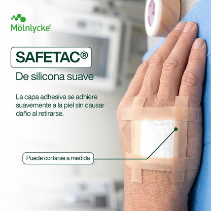 Mepitac 298300 Weiches Silikonband, 2 cm x 3 m
