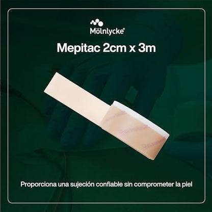 Mepitac 298300 Weiches Silikonband, 2 cm x 3 m