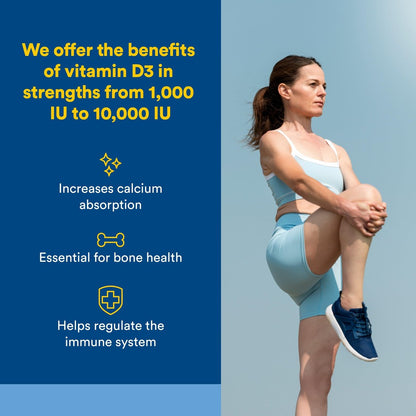 Natural Factors Vitamin D3 2000 IE (50 µg) – 120 Softgels für starke Knochen, Muskeln und Immunsystem