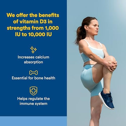 Natural Factors Vitamin D3 2000 IE (50 µg) – 120 Softgels für starke Knochen, Muskeln und Immunsystem