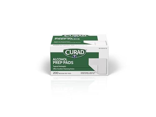 Curad Alkohol-Desinfektionstücher, 2-lagig, mittlere Größe, 200 Stück