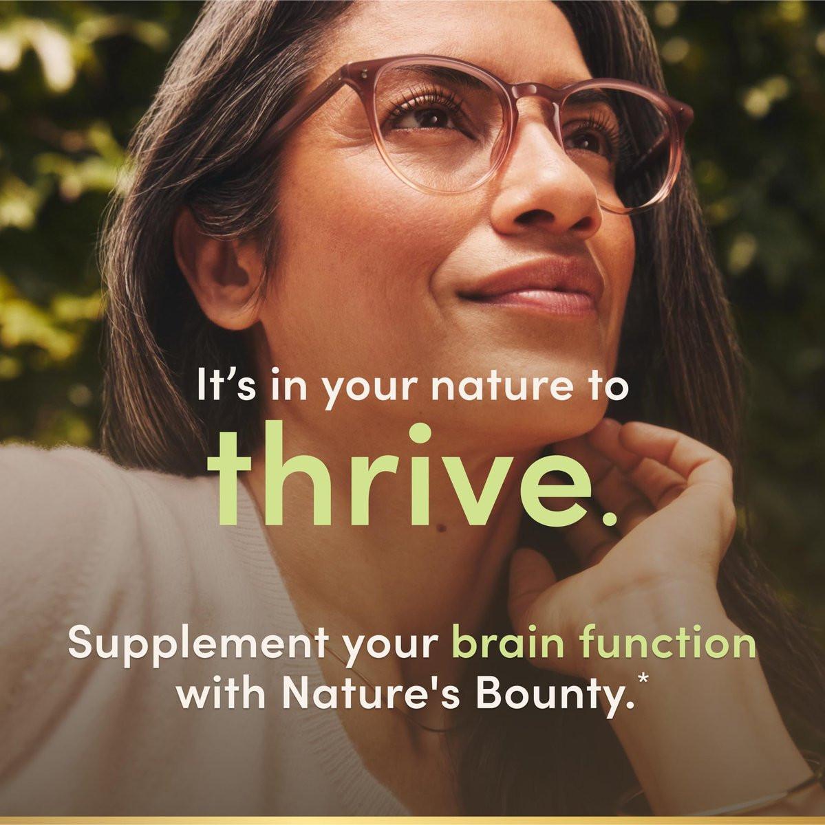 Nature's Bounty Ginkgo Biloba Kapseln 120 mg – Gedächtnisunterstützung, fördert Gehirnfunktion und geistige Wachsamkeit, 100 Kapseln