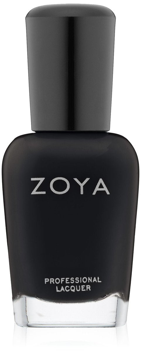 ZOYA Nail Polish Raven – 0,5 fl. oz. – Tiefes Schwarzviolett für elegante Nägel