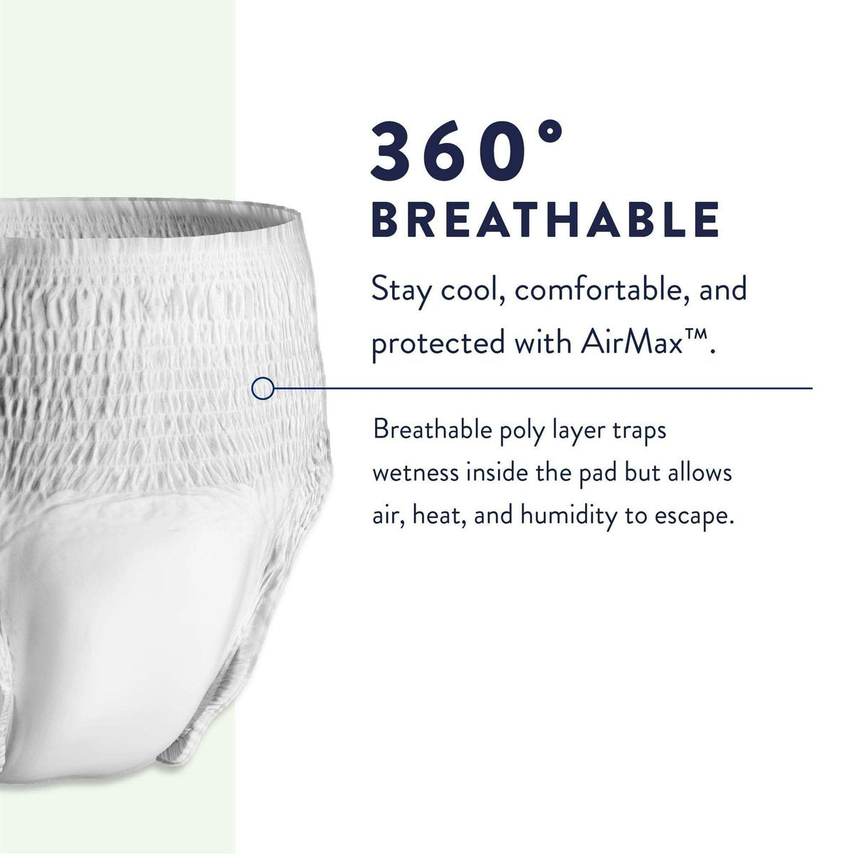 Prevail Per-Fit Daily Protective Unterwäsche, Unisex Erwachsene Einwegwindel für Männer & Frauen, Extra Saugfähigkeit, Medium, 20 Stück Beutel