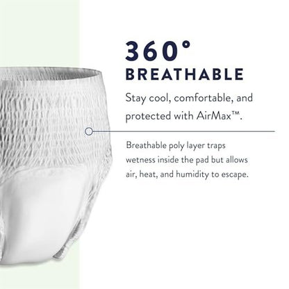 Prevail Per-Fit Daily Protective Unterwäsche, Unisex Erwachsene Einwegwindel für Männer & Frauen, Extra Saugfähigkeit, Medium, 20 Stück Beutel