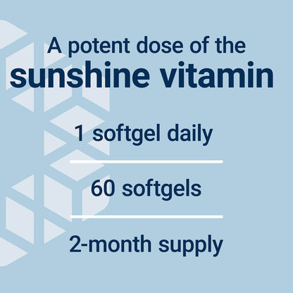 Life Extension Vitamin D3 175 mcg (7000 IE) – Immunsystem, Knochengesundheit, Gehirnleistung, glutenfrei, nicht-GVO, einmal täglich, 60 Softgels (2 Monate Vorrat)