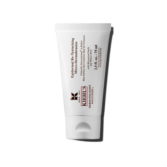 Kiehl's Epidermal Re-Texturizing Micro-Dermabrasion Facial Scrub – Peeling zur Verfeinerung der Haut und Optimierung der Pflegeaufnahme, 75 ml