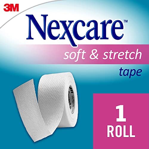 Nexcare Soft & Stretch Erste-Hilfe-Tape – 1 Zoll x 6 Yards, hält Wunden sauber und geschützt