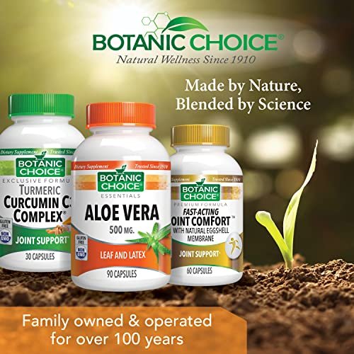 Aloe Vera Blatt & Latex – 500 mg, 90 Kapseln | Unterstützt Verdauung, Leber & Magen | Glutenfrei, Non-GMO