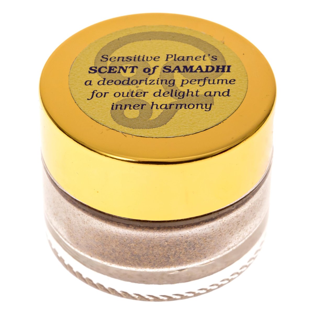 Sensitive Planet Scent of Samadhi Pulver – All-Natürliches Deodorant und persönlicher Duft mit Sandelholz, Tulsi, Rose und Nelke, 56 g Glas (1er-Pack)