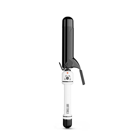 HOT TOOLS Pro Artist Nano Ceramic Lockenstab 1,5 Zoll – Lockenwickler für lockere Locken, Weiß/Schwarz
