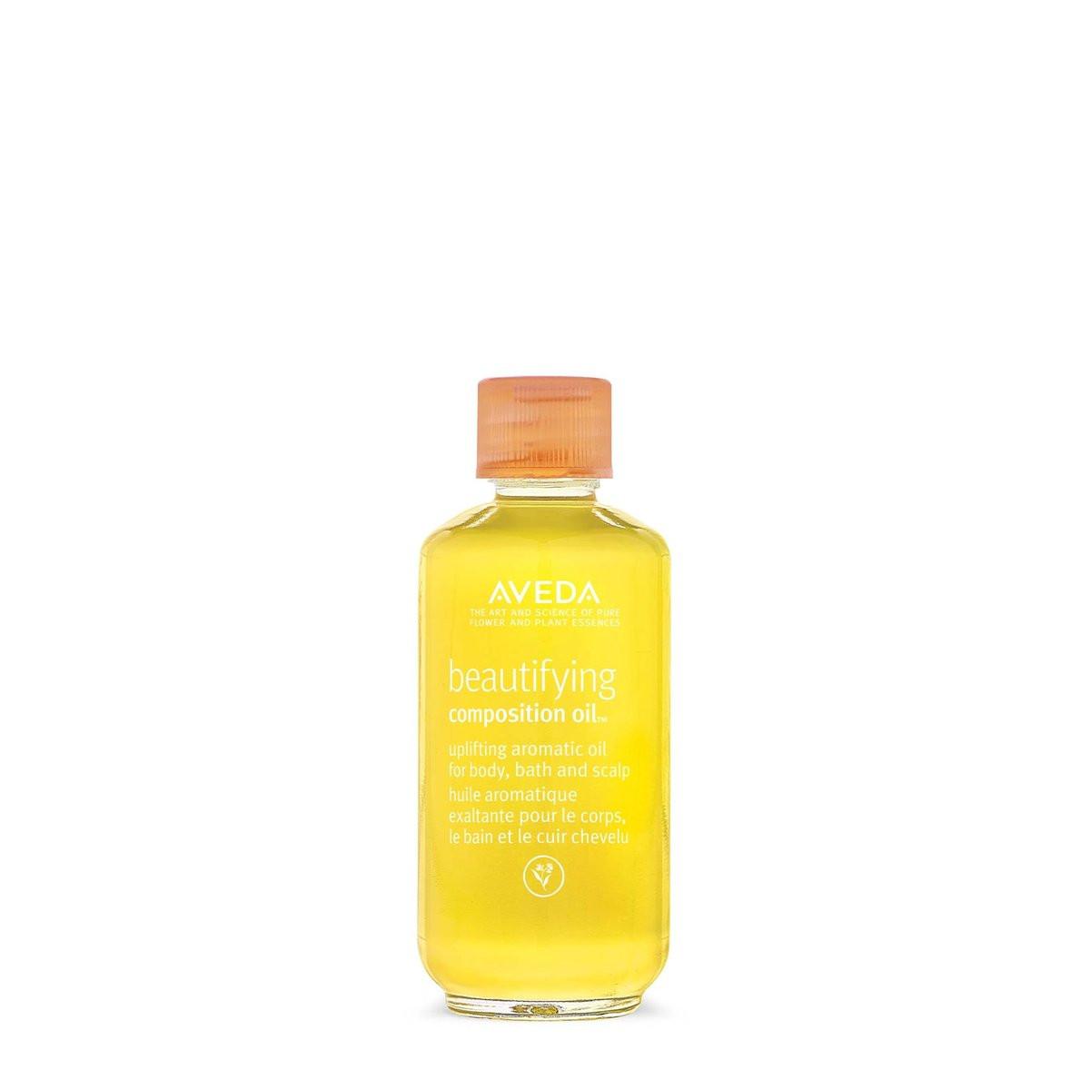 Aveda Beautifying Composition Oil – 1,7 Fl Oz | Pflegendes Öl für Bad, Körper & Kopfhaut mit Bio-Safflor- & Olivenöl | Aroma von Bio-Rosmarin, Lavendel, Bergamotte