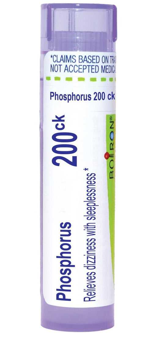 Boiron Phosphorus 200Ck Homöopathisches Mittel gegen Schwindel - 80 Kügelchen