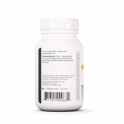 Integrative Therapeutics DHEA-5 – Nahrungsergänzungsmittel für gesundes Altern und hormonelles Gleichgewicht – Vegan, laktose- & glutenfrei – 60 Kapseln